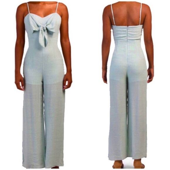 New Style State Wide Leg Jumpsuit Mint Green 10 - Picture 2 of 16